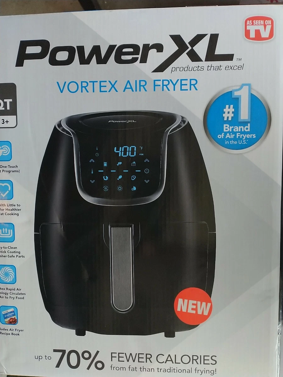 Power XL Vortex Air Fryer- 3qt - Black