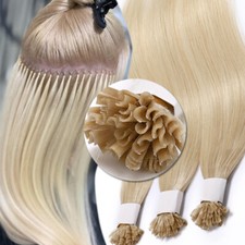 Keratin Bonding Hair Extensions Dick 1G Remy Echthaar Strähnen Haarverlängerung