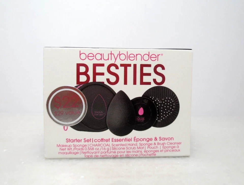 BEAUTY BLENDER EDICIÓN LIMITADA BESTIES STARTER SET (EDICIÓN CARBÓN) EN CAJA NUEVO Foto 2 de 4