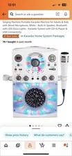 Singing Machine SML385UW Bluetooth Karaoke System with LED Disco Lights