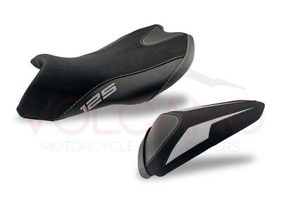 Volcano Sitzbezug Anti Slip Für KAWASAKI Ninja 125 2019-2020 Silber Design A