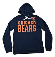 NFL Team Apparel Mens Chicago Bears Pullover Hoodie New M, L, XL