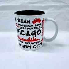Chicago The Windy City Tourism Sites Ceramic Coffee Cup Mug