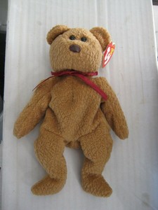 curly beanie baby 1996 value