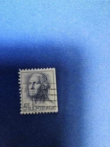1962 US Stamp George Washington 5 Cent Rare Scott # 1229 Used