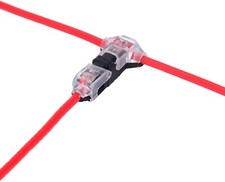 Low Voltage Wire splice connectors - Pack of 12 Quick Solderless T Tap Connector