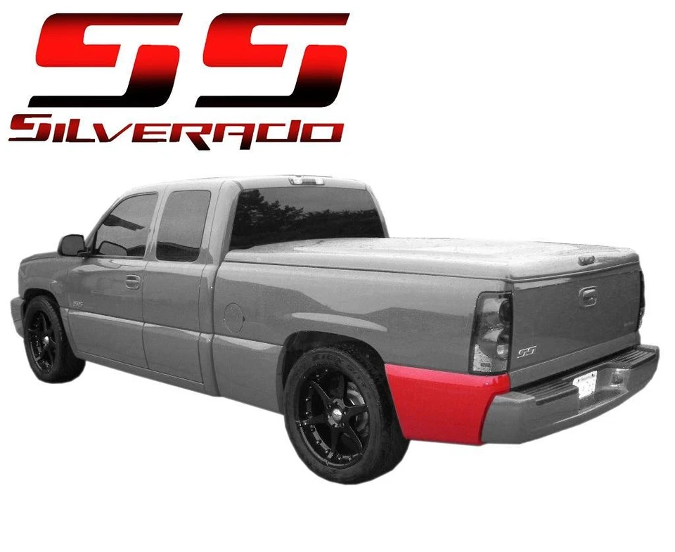 NEW Silver 03-06 Chevrolet Silverado SS LH Driver Rear Bed Molding (After Wheel) Foto 2 de 4