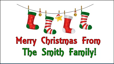 48 Christmas Labels Stickers Personalised From Santa Xmas Tags For Presents Fun.