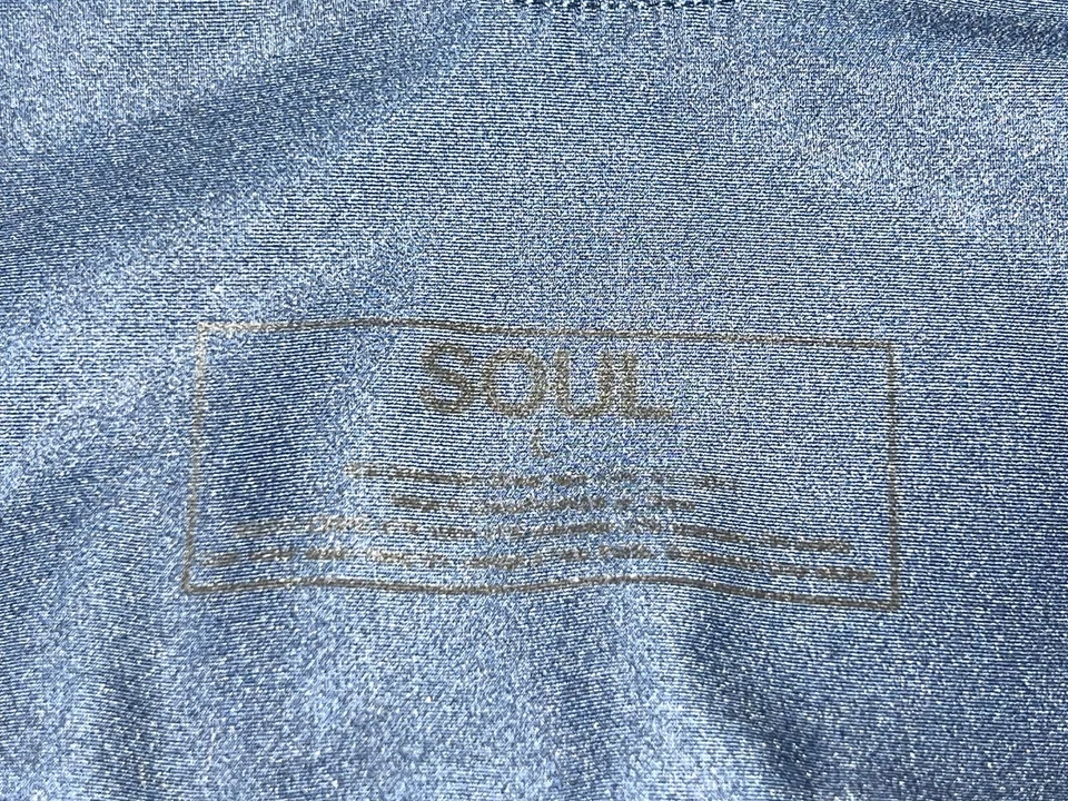 Soul Cycle темно-синий черный в полоску эластичной йоги пилатеса Athletic Sports бюстгальтер L - Изображение 4 из 4