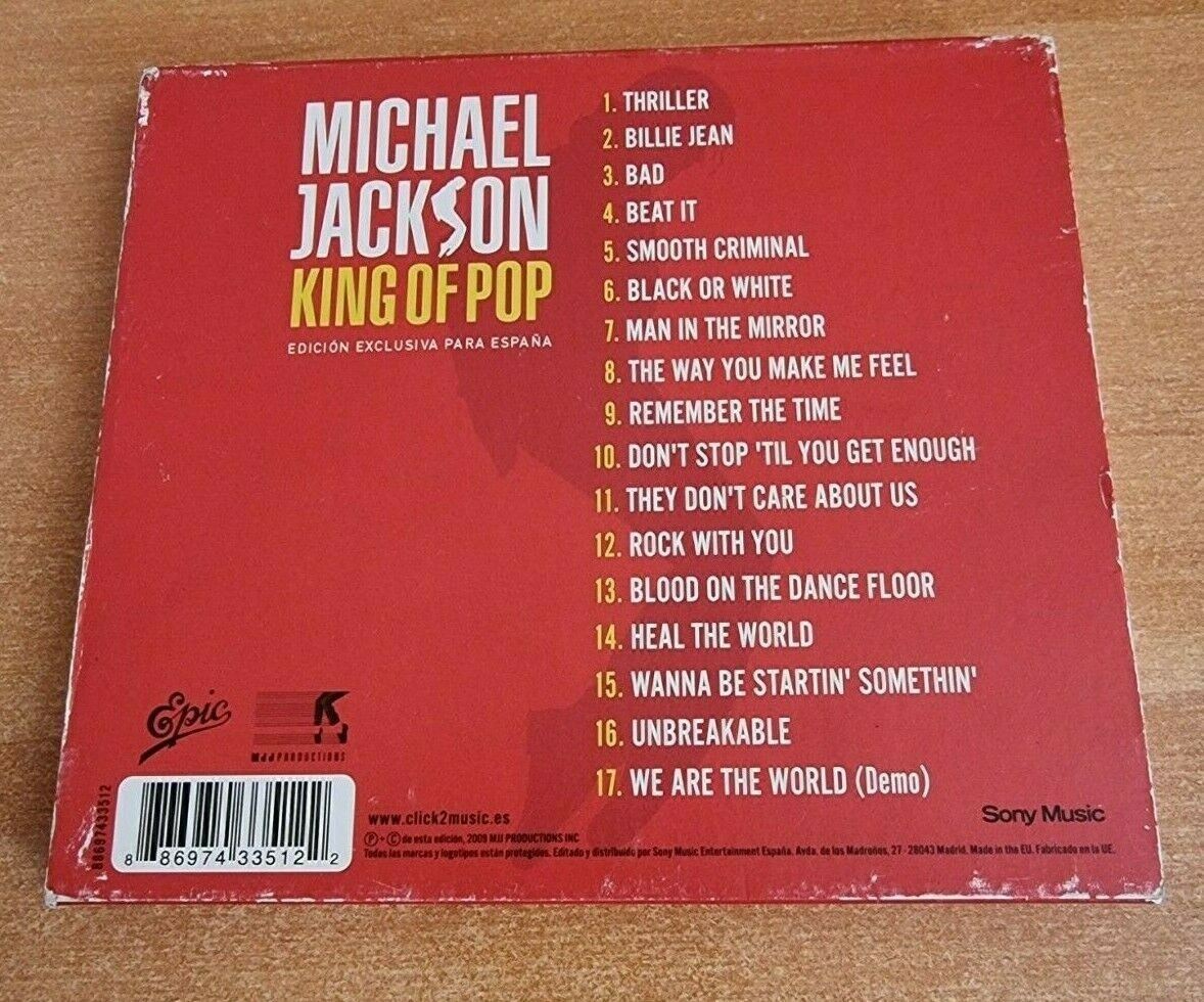 Michael Jackson KING OF POP シリアルナンバー付き Michael Jackson KING OF POP -マイケル・ジャクソン キング