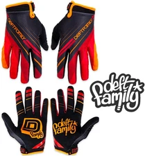 Deft Family Motocross MX Gloves Catalyst 2 Proper Red Orange All Sizes bmx mtb
