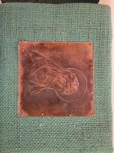 Vintage Saint Mary cooper punched art