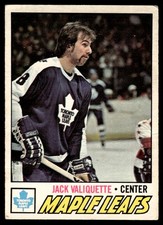 1977-78 O-Pee-Chee VTG OPC Hockey Jack Valiquette Toronto Maple Leafs #64