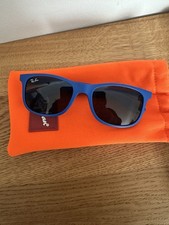 Ray Ban Kinder Sonnenbrille Blau RJ9062S neuwertig Mit Etui Sommer
