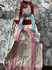 Trader Joes Mini Tote Bags Set