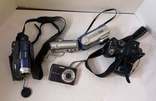 Lot of 5 Digital Camera Canon Samsung Sony Fuji film FOR PARTS/REPAIR AS IS