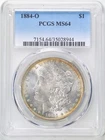 1884-O $1 Morgan Silver Dollar MS64 PCGS 35028944