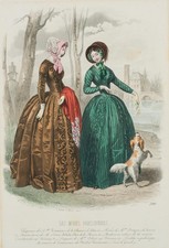 G. D'OLORON (19.Jhd), Elegante Garderobe, Sst. Biedermeier Mode 1800-1849
