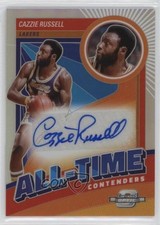 2023-24 Panini Contenders Optic All-Time 53/125 Cazzie Russell #AT-CRG Auto 00bq