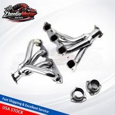 Block Hugger Headers Stainless Steel Suit Chevy Big Block 396 454 Center Dump