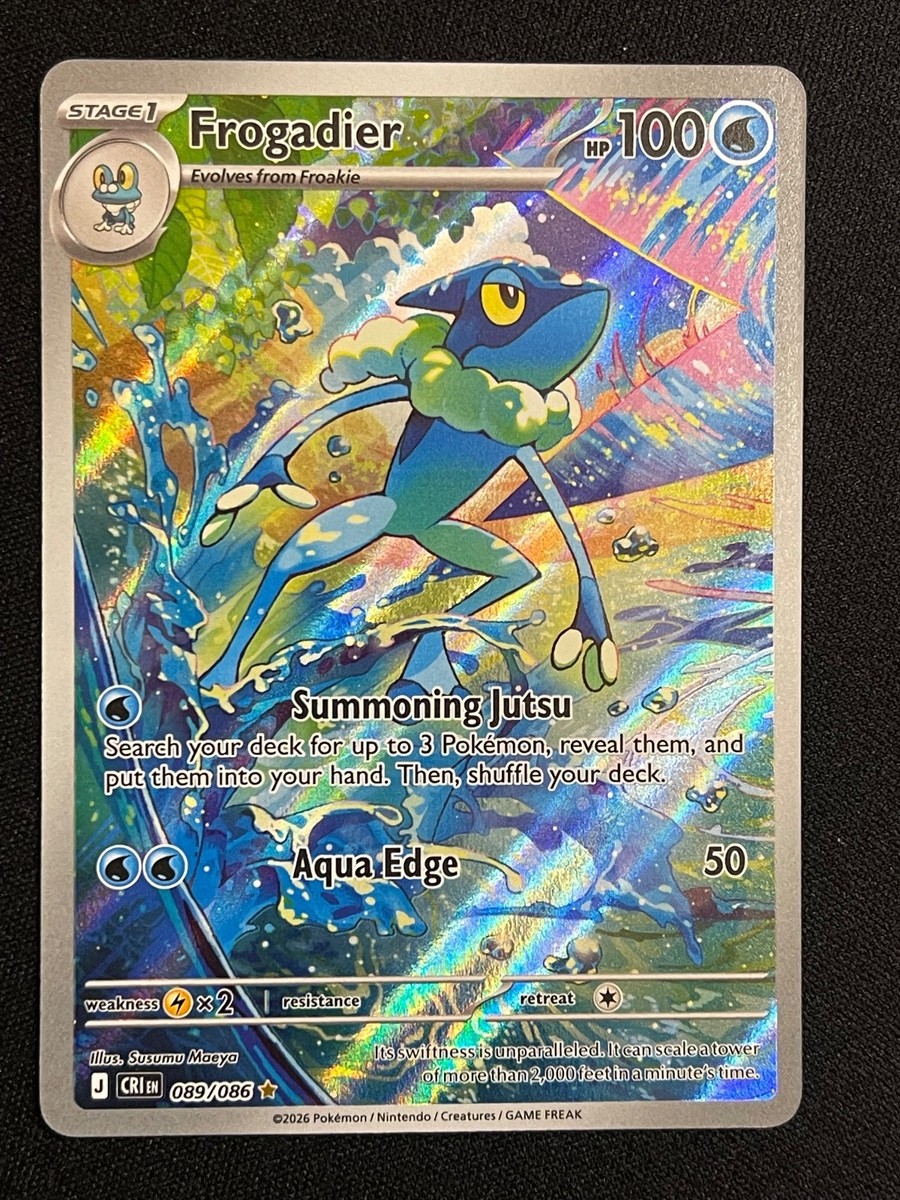 ベ*ー様 ポケモンカード Pokemon Frogadier - Illustration Rare ME04: Chaos Rising 089/086