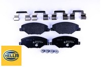 Hella 8DB355020-521 Bremsbelagsatz FüR Scheibenbremse Bremsbelagsatz