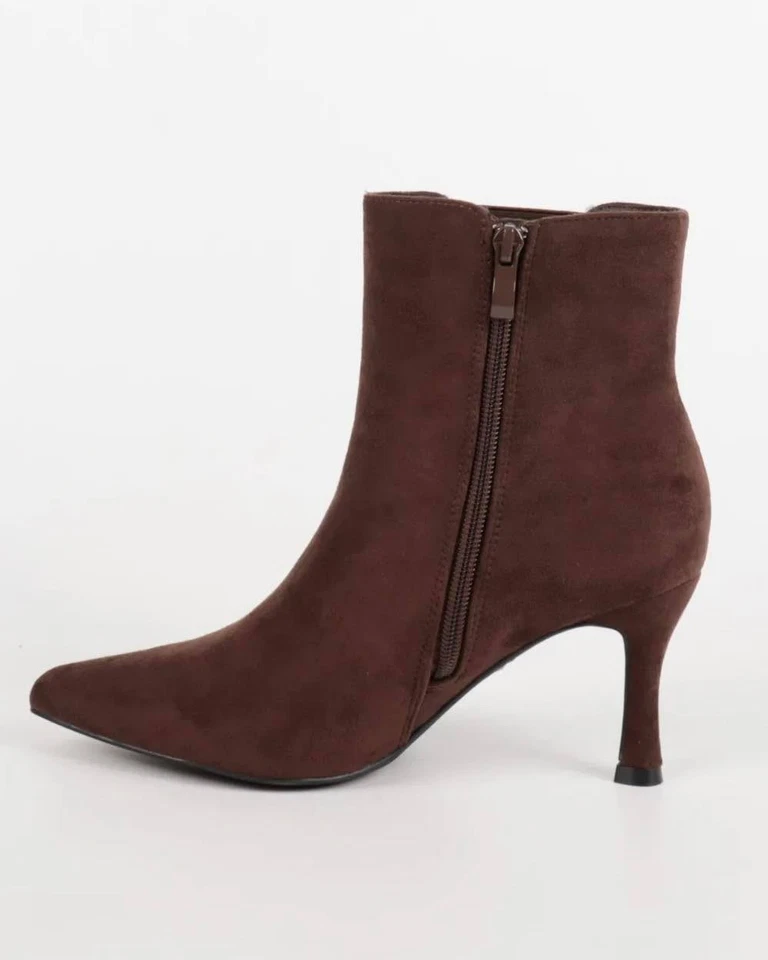 Bottines "Sylvianne" marron - Photo 2/4