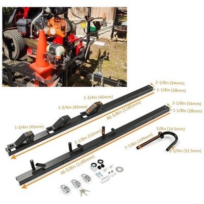 Heavy Duty 3-Place Trimmer Holder with Locks