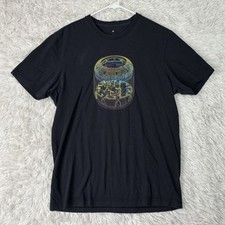 Apple Employee Shirt Small Black 2013 Mac Pro Wireframe Schematic Graphic Rare