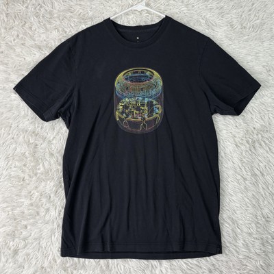 Apple Employee Shirt Small Black 2013 Mac Pro Wireframe Schematic Graphic Rare