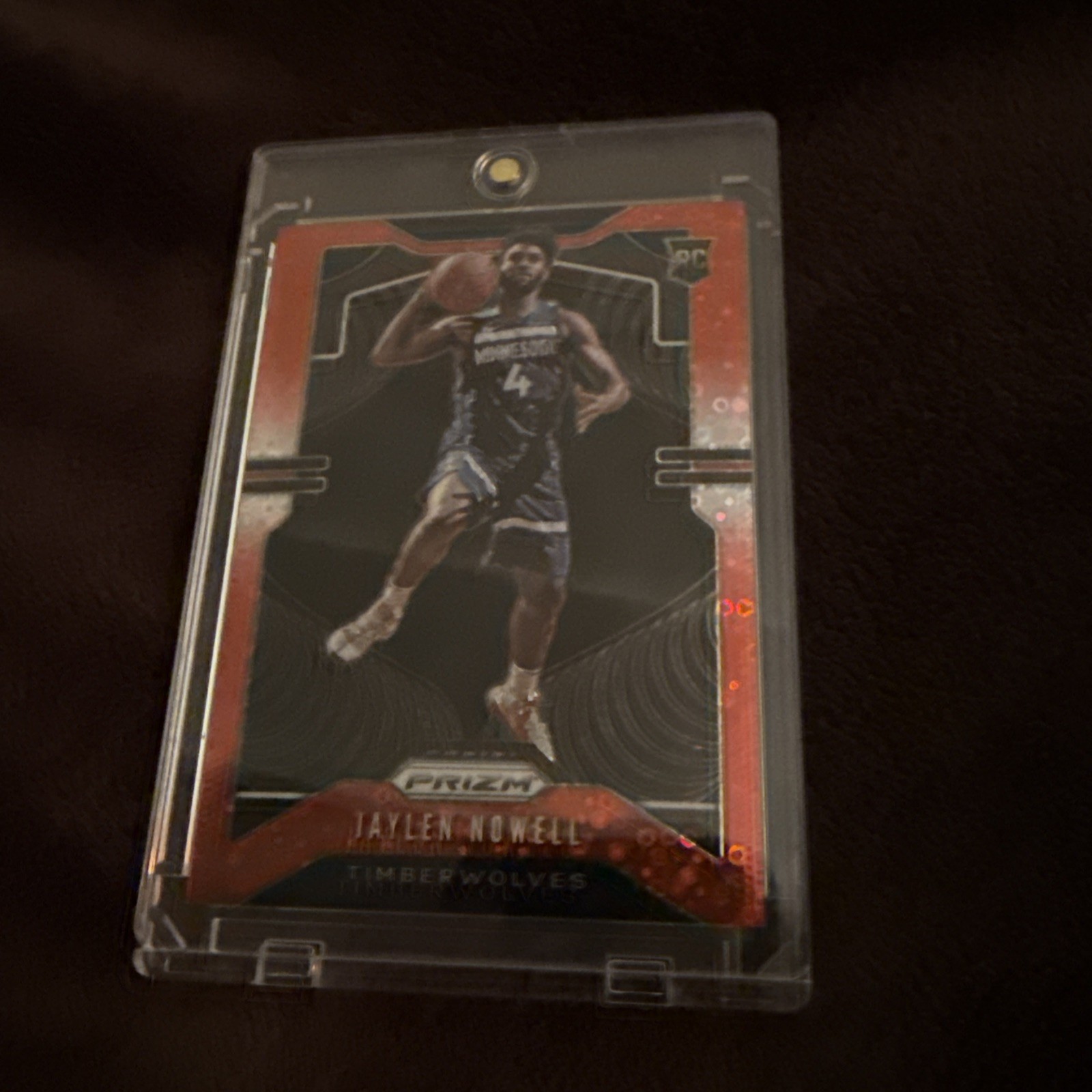 2019-20 Panini Prizm - Rookie Red Fast Break Prizm #281 Jaylen Nowell /125 (RC)