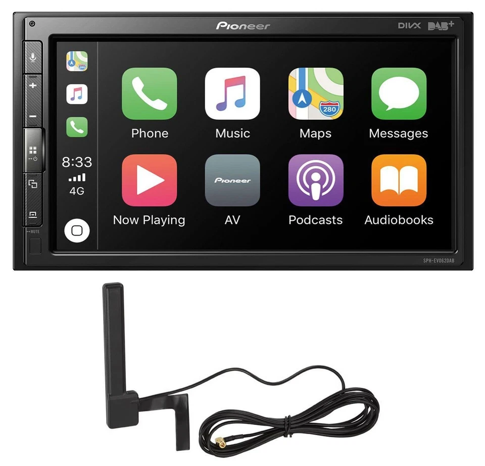 Pioneer USB 2DIN Bluetooth DAB MP3 Autoradio für Volvo S60 S70 C70 V70 00-03 - Bild 2 von 4