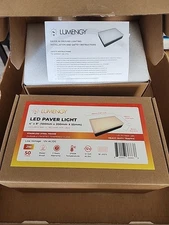 1-LUMENGY Paver Light 4 x 8 Inch 2700K Stainless Steel 12V Waterproof