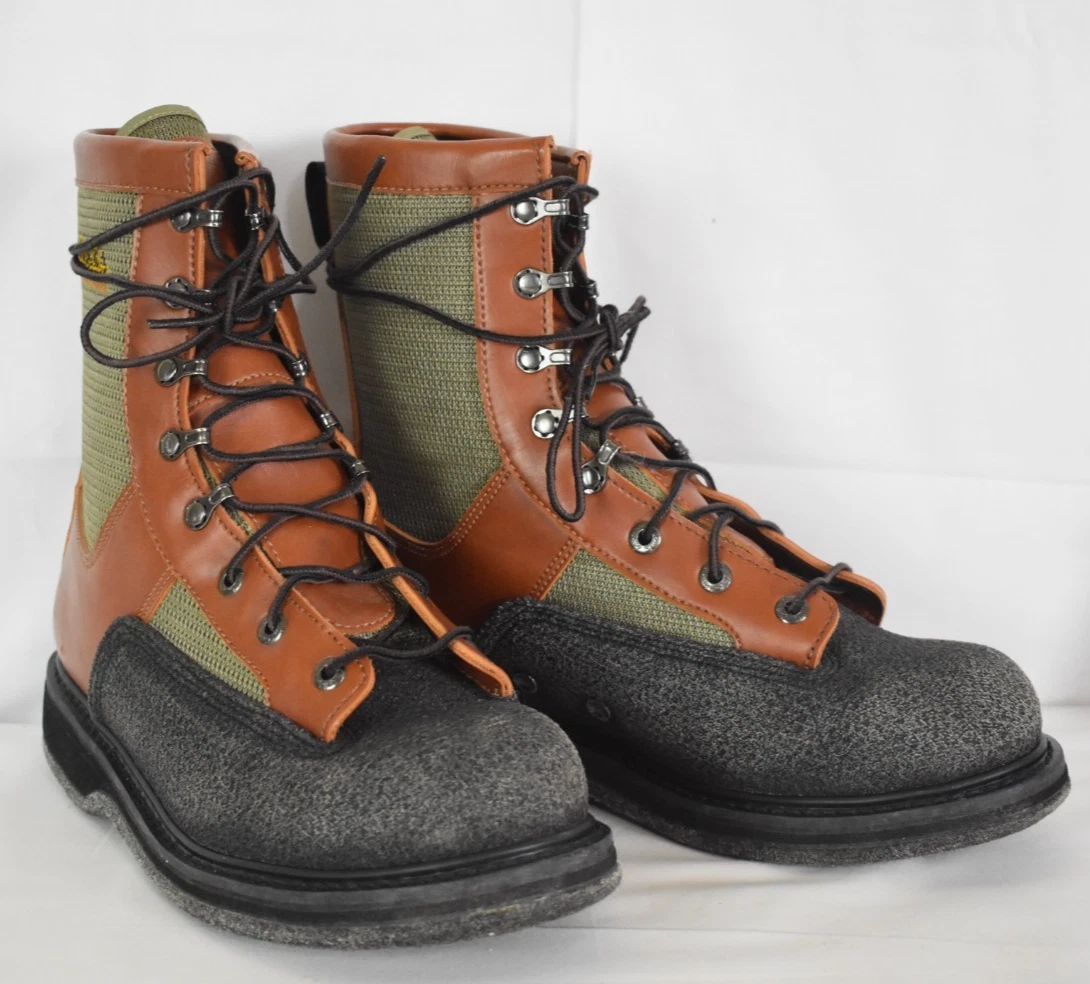 Cabela's Master Guide Fly Fishing Wading Boots w/ Felt Sole Men's US 11D