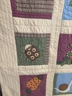 The Company Store Hand Quilted Applique Bugs & Frogs Patchwork Quilt 87x92  #185 — photo 7