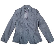 NWT Women's Allthemen Gray Blazer Size Medium Corpcore Careerwear Office Siren