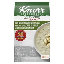 Knorr Professional Soup du Jour New England Clam Chowder Soup Mix No added MS...