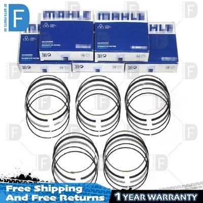 5x MAHLE Piston Rings Set STD for VOLVO S60 V40 XC60 2.5T L5 B5254T12 B5254T14
