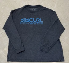 RIP CURL Live The Search Long Sleeve Sweater Crewneck Gray Color Size : XL 