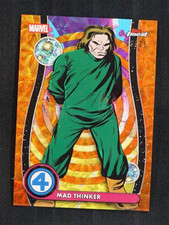 2026 Topps Finest Fantastic 4 Mad Thinker Negative Zone Common Orange #03/25