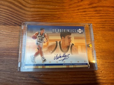 Upper Deck UD Authentics Wally Szczerbiak Auto #WS On Card