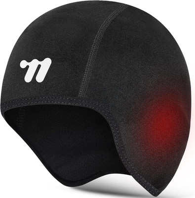 Fahrradmütze Unter Helm Mit Brillen-Loch, Winddichte Warme Fahrradhelm Mütze, Fa