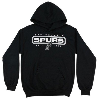 NBA San Antonio Spurs Men's Fadeaway Jumper Hooded Sweatshirt in Black, XL
