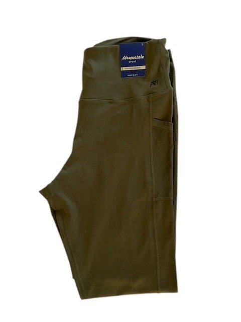 Aero Legging Pants Mid Rise Sport, Aeropostale Women's Legging Large - Image 2 of 2