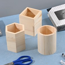 Holz Stiftbox Organizer Aufbewahrungsbox Bür...