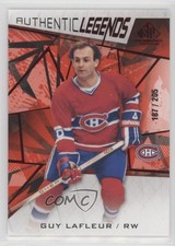 2021 Upper Deck SP Game Used Legends Red Fragment /205 Guy Lafleur #108 HOF 08jr