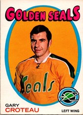 1971-72 OPC Gary Croteau Card #17 California Golden Seals