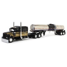 First Gear DCP 1/64 Kenworth W900L Aerocabina Flattop & Brenner Cisterna 60-2080