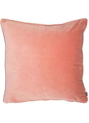 Cojín De Terciopelo Malini Con Ribete 43 x 43 cm Rosa Palo Rosa - Imagen 1 de 2