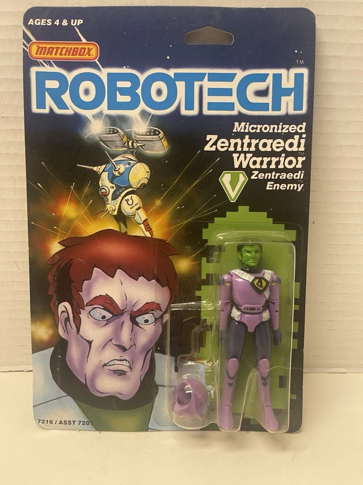 Figura sellada vintage 1985 Matchbox Robotech Micronized Zentraedi Warrior 3,75" Foto 2 de 4